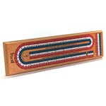 Bicycle Cribbage Board 3 Track Red White Blue