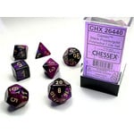 Chessex Gemini Black-Purple with Gold 7-Set