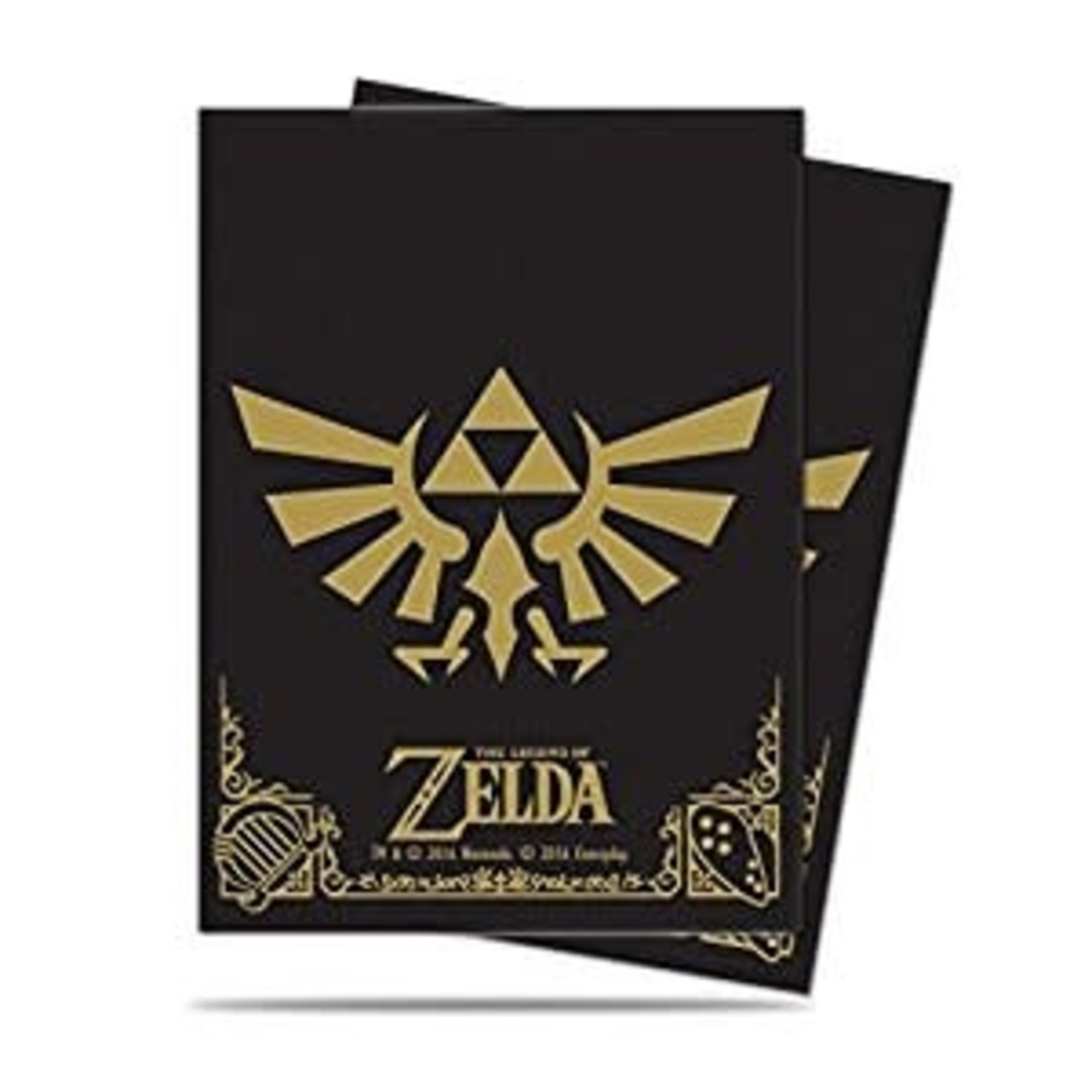 Ultra Pro Legend of Zelda: Black & Gold Sleeves (65)