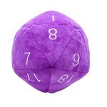 Ultra Pro Purple with White - Jumbo D20 Novelty Dice Plush