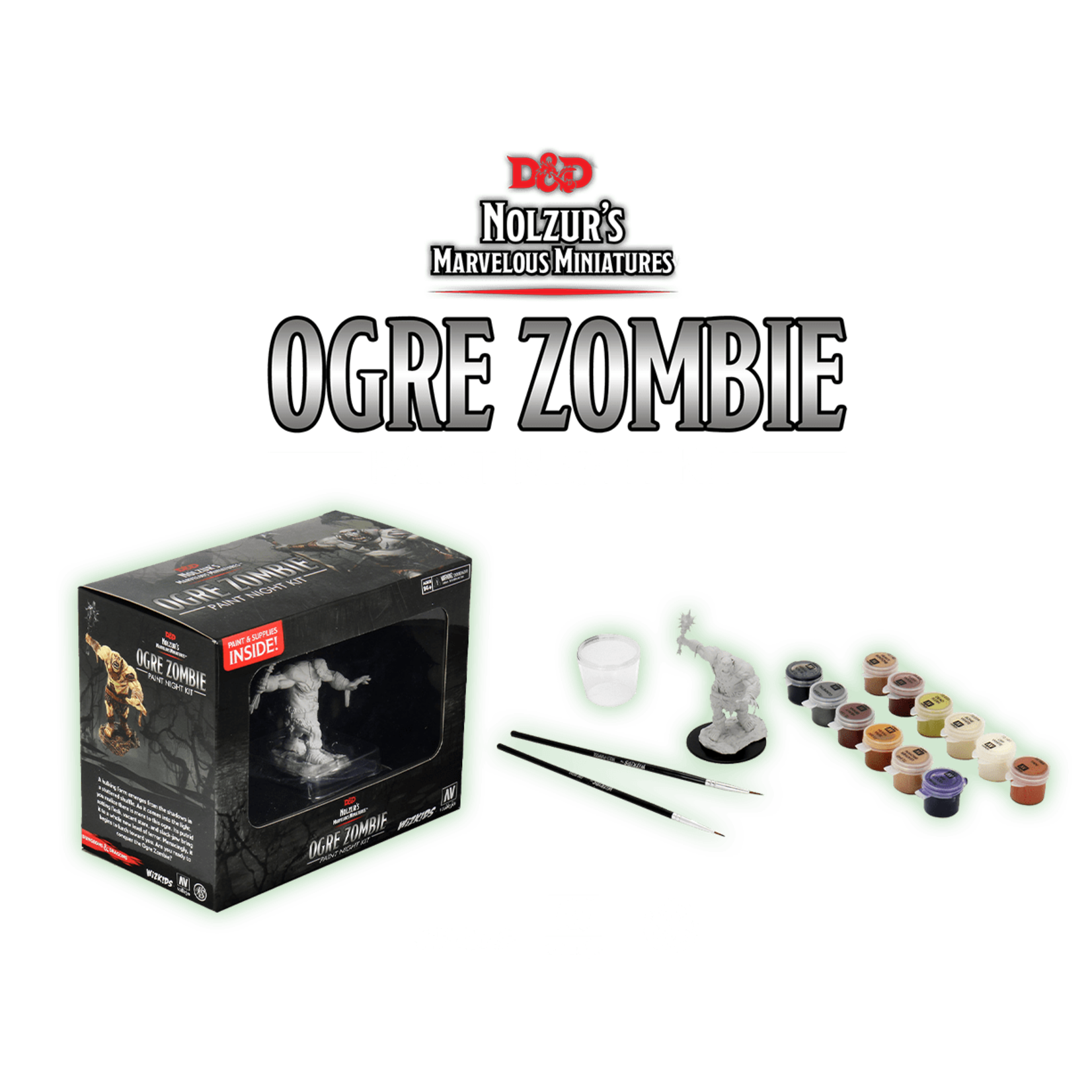 WizKids/Neca 90135 Nolzur's: Ogre Zombie Paint Night 5 Kit