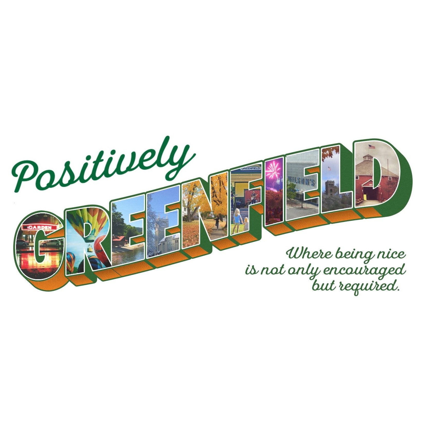 Caitlin von Schmidt "Positively Greenfield" Bumper Sticker