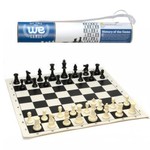 Wood Expressions Chess Roll-Up Set 17" Vinyl with Handle
