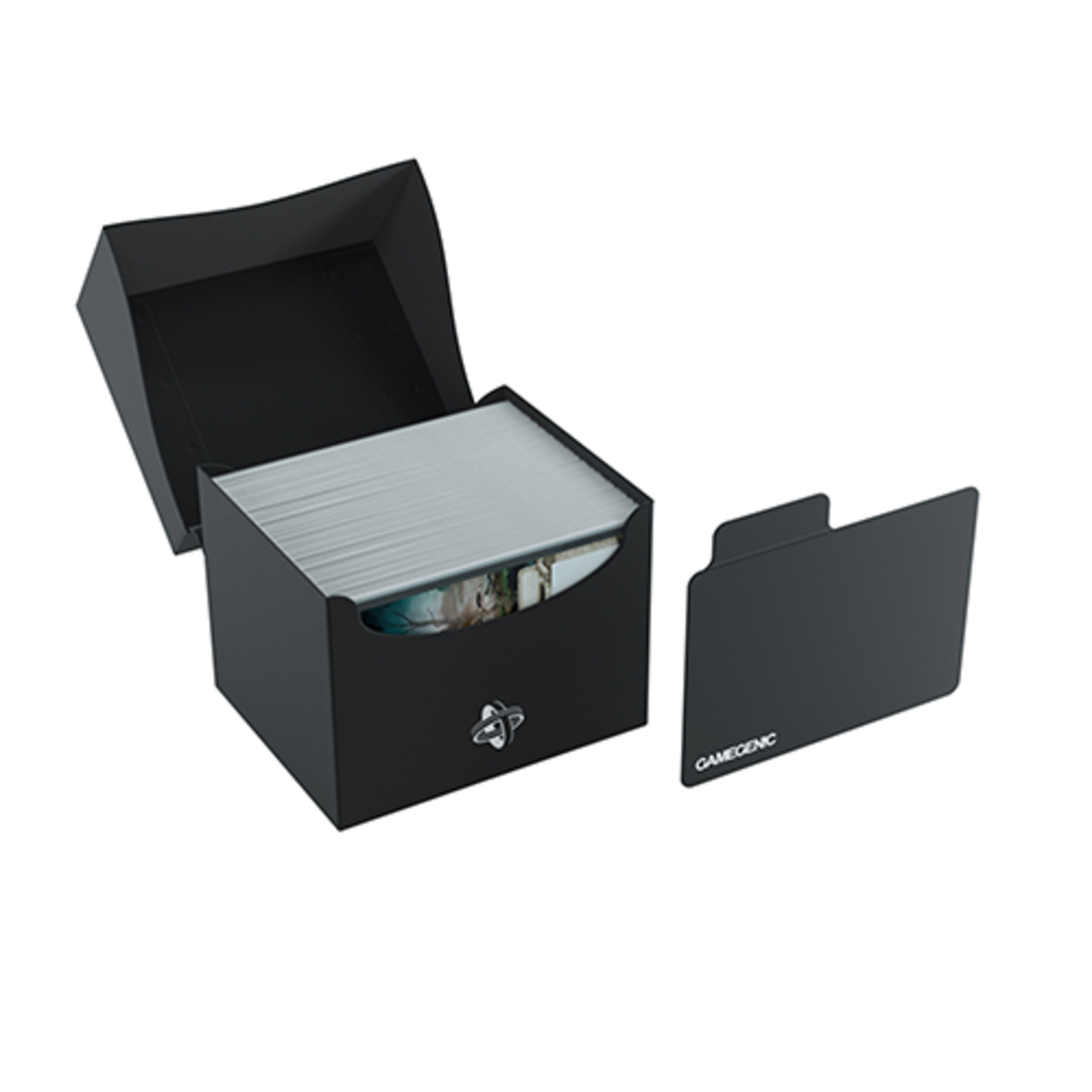 Side Holder 100+ Card Deck Box: XL Black