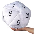 Ultra Pro White with Black - Jumbo D20 Novelty Dice Plush