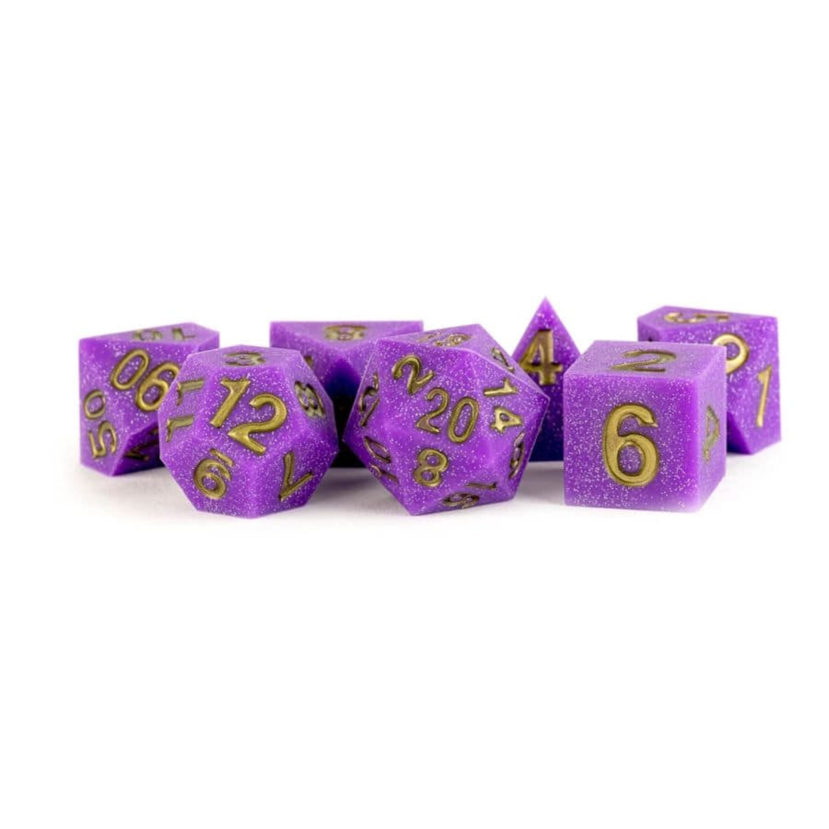 Metallic Dice Games 783 16mm Regal Ricochet Sharp Edge Silicon Rubber 7-Set