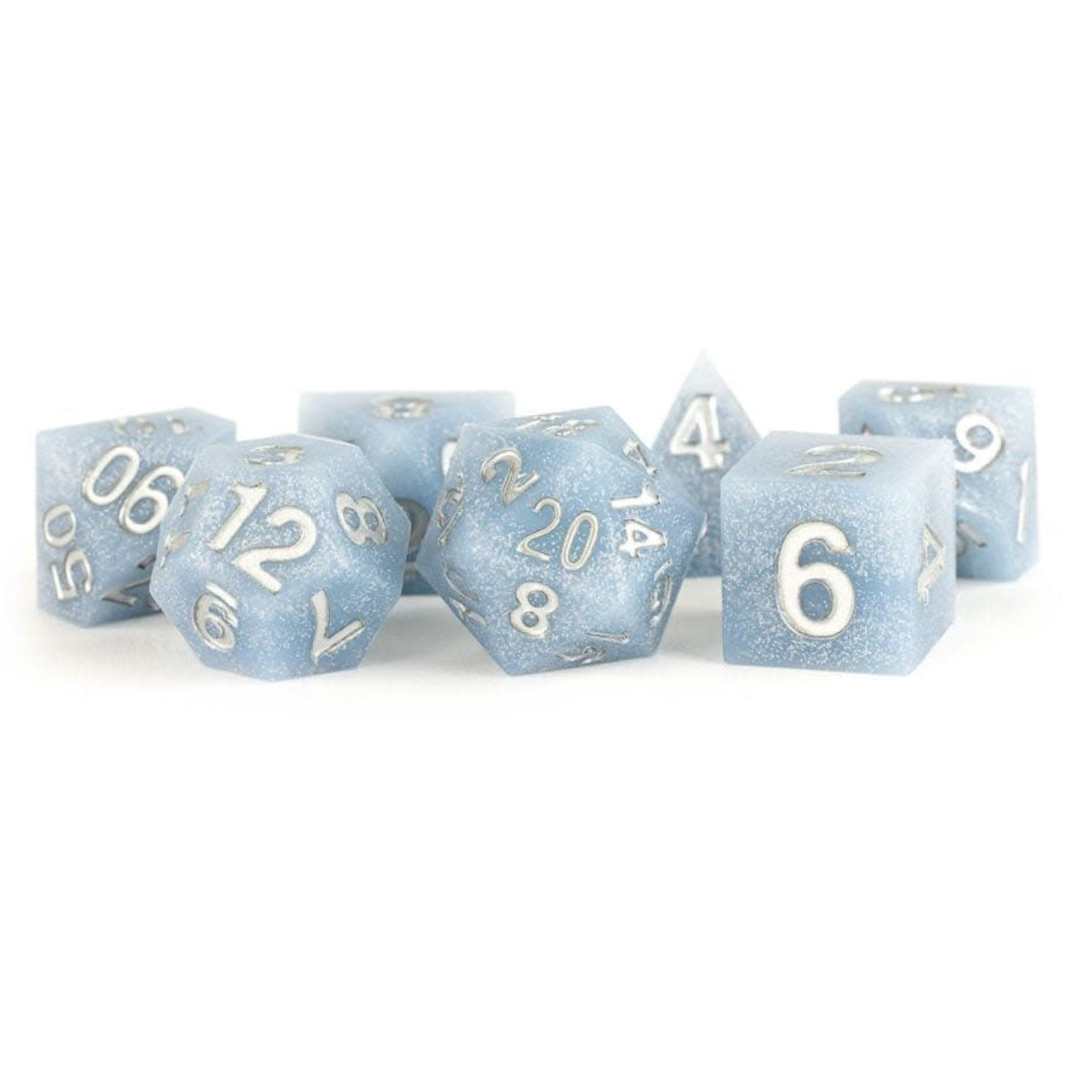 Fanroll by Metallic Dice Games 16mm Glacial Debris Sharp Edge Silicon Rubber 7-Set