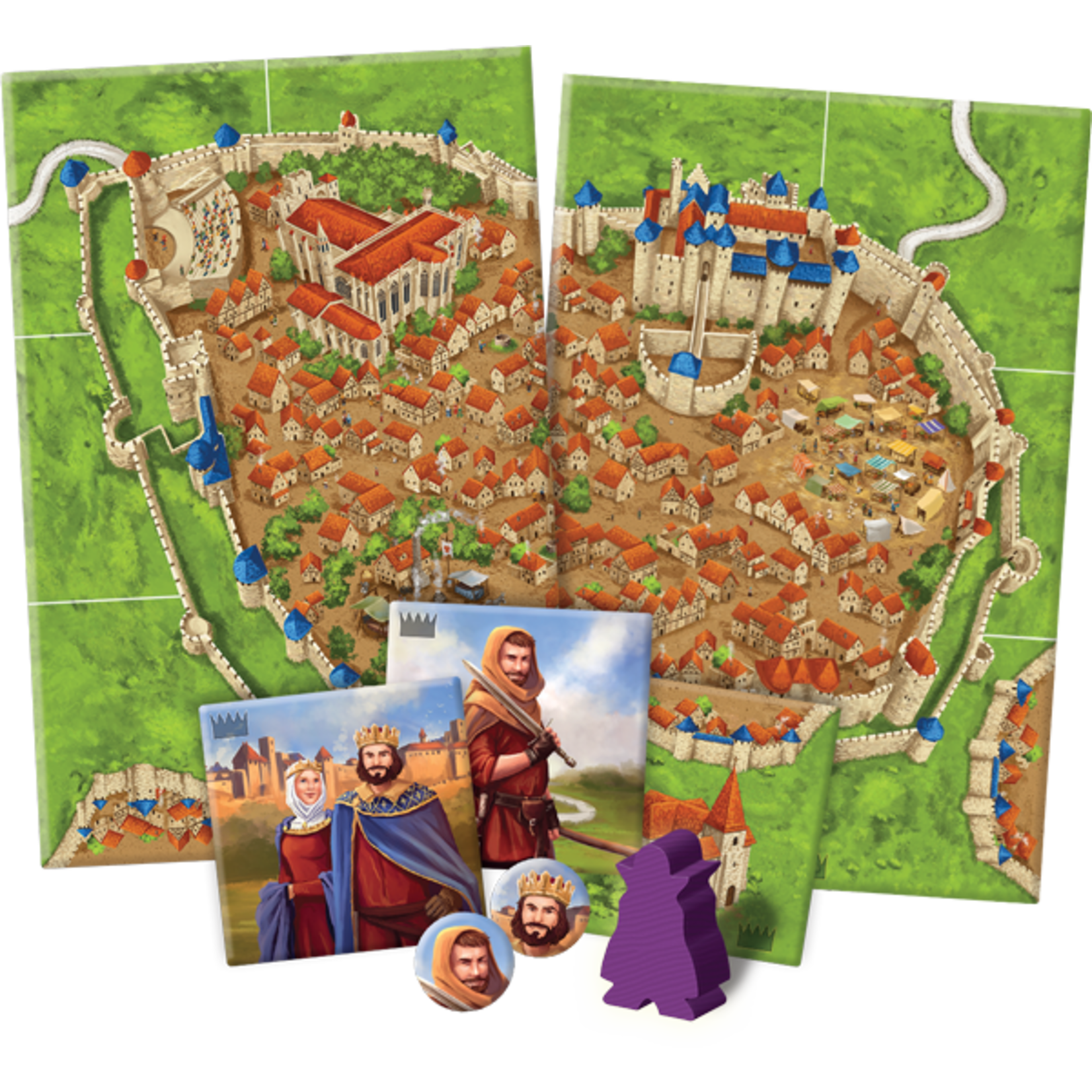 Z-Man Games Carcassonne: Count, King, & Robber
