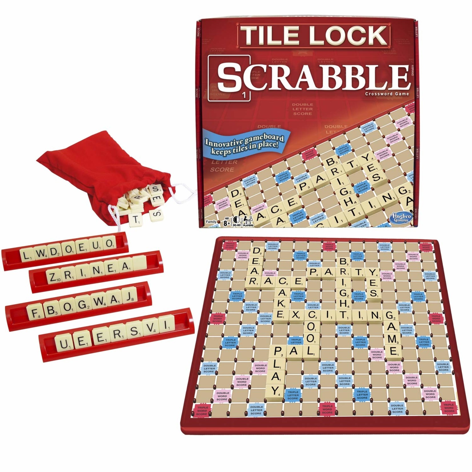 Scrabble Tile-Lock