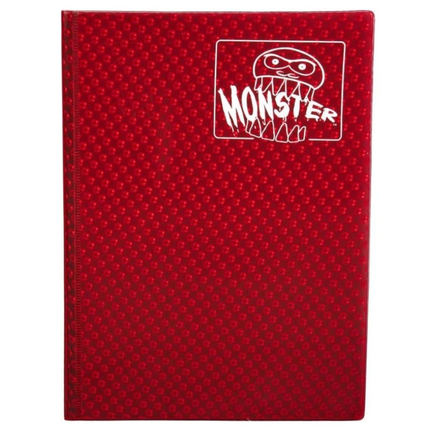 Monster Protectors Binder: Monster 9-Pocket Holo Red