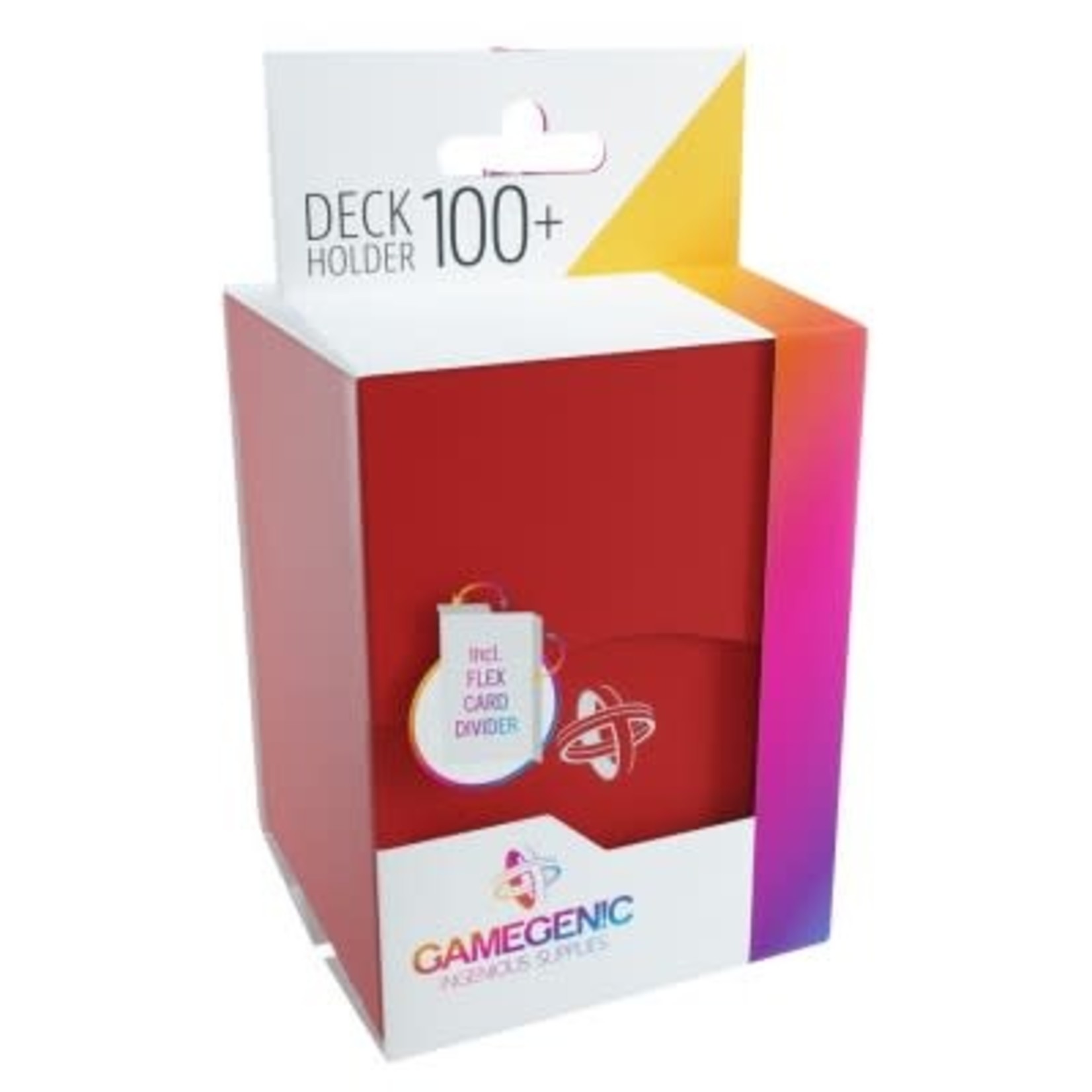 Deck Holder 100+ Card Deck Box: Red