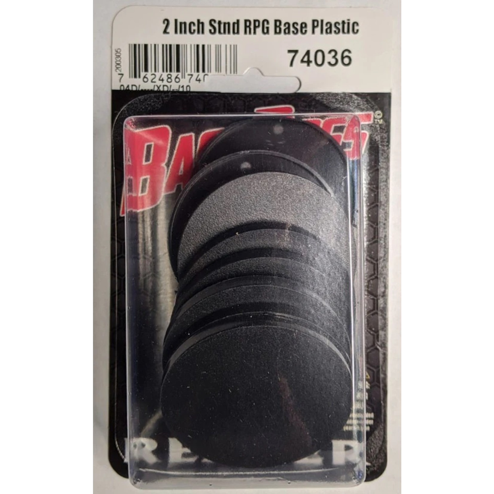 Reaper Minis 2 inch Round Plastic RPG Base (10)