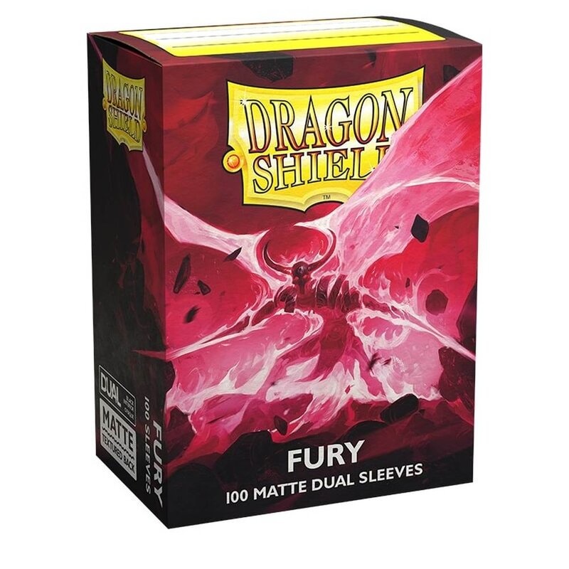 Dragon Shield: (100) Matte Dual - Fury - Greenfield Games