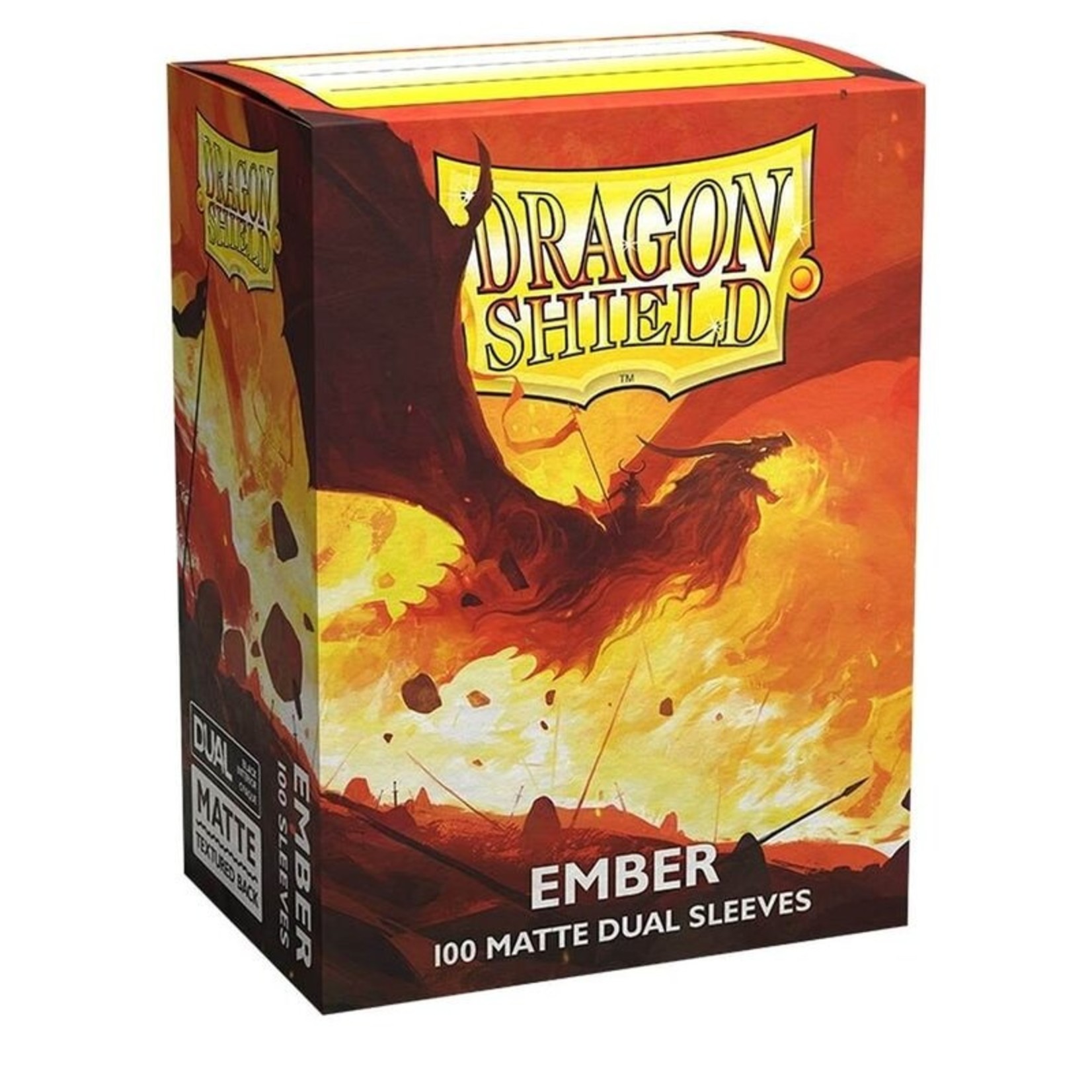 ARCANE TINMEN Dragon Shield: (100) Matte Dual - Ember