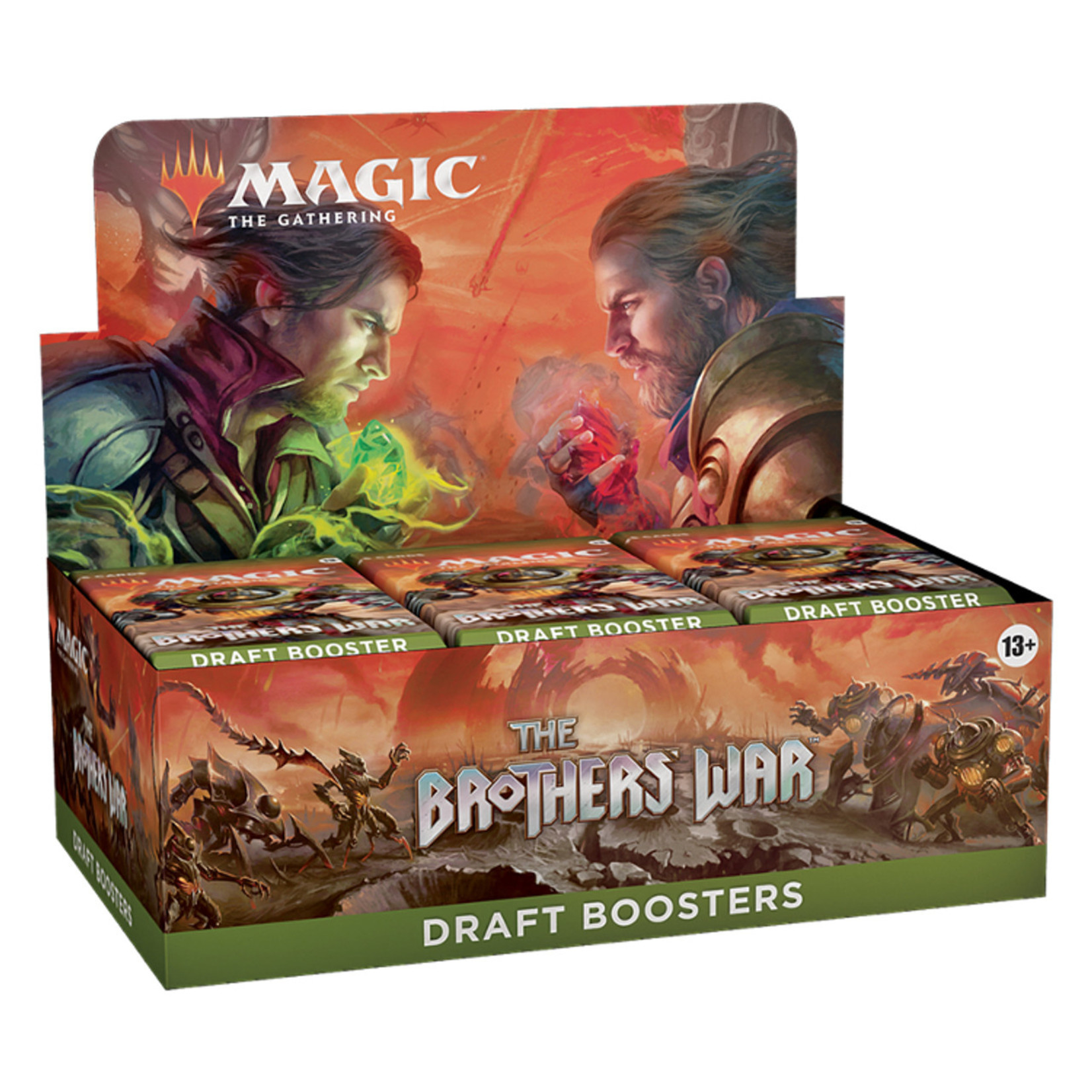 Wizards of the Coast The Brothers War Draft Booster Display