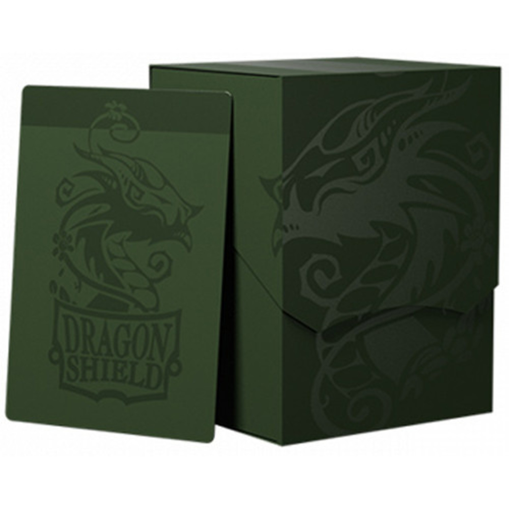 ARCANE TINMEN Dragon Shield: Deck Shell - Forest Green/Black