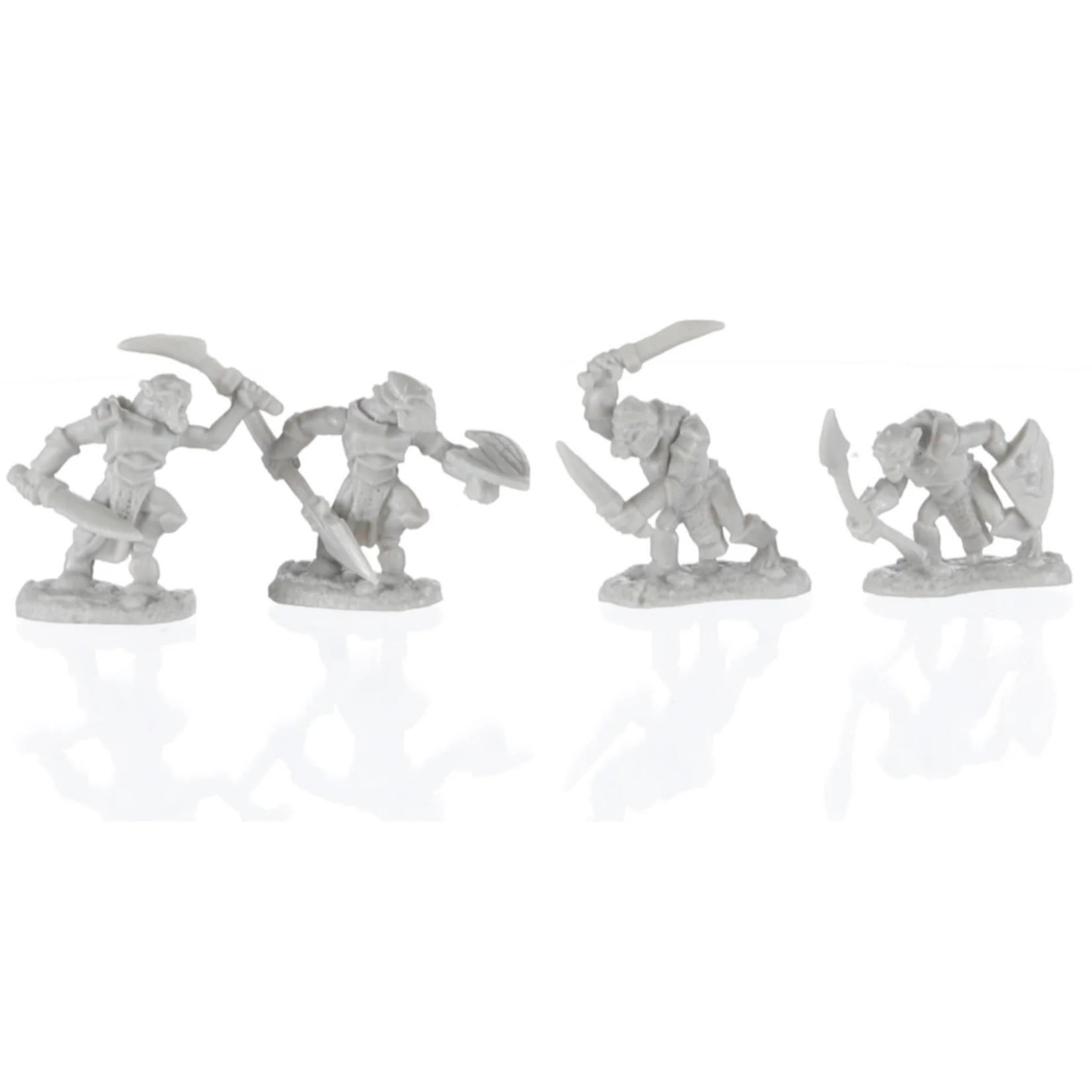 Reaper Minis 77679 Bones Classic - Armored Goblin Warriors (4)