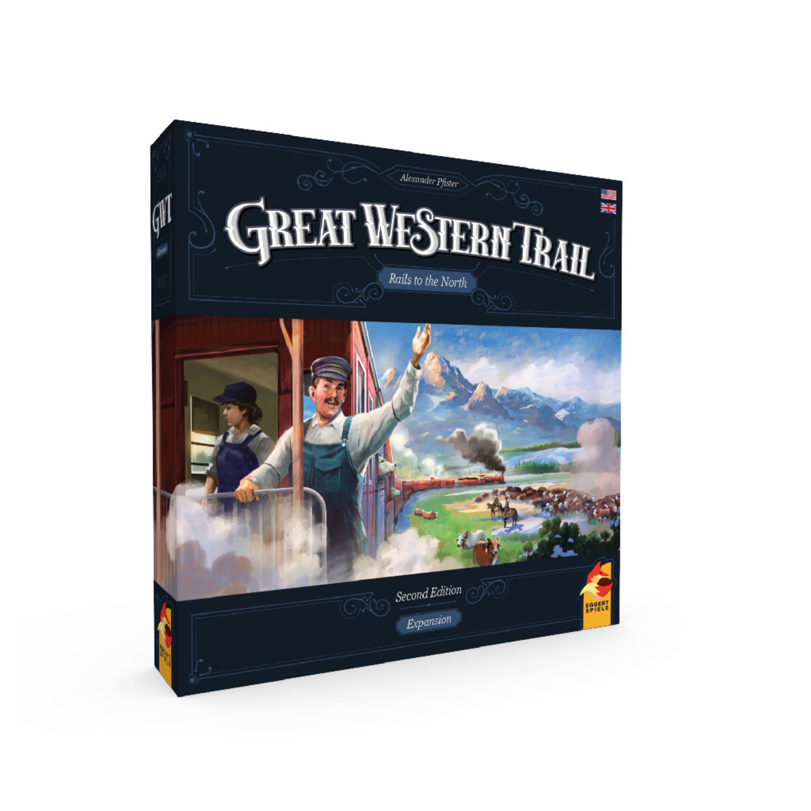 Eggertspiele Great Western Trail: Rails to the North 2nd Edition