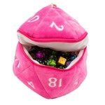 Ultra Pro Plush d20 Dice Bag: Hot Pink