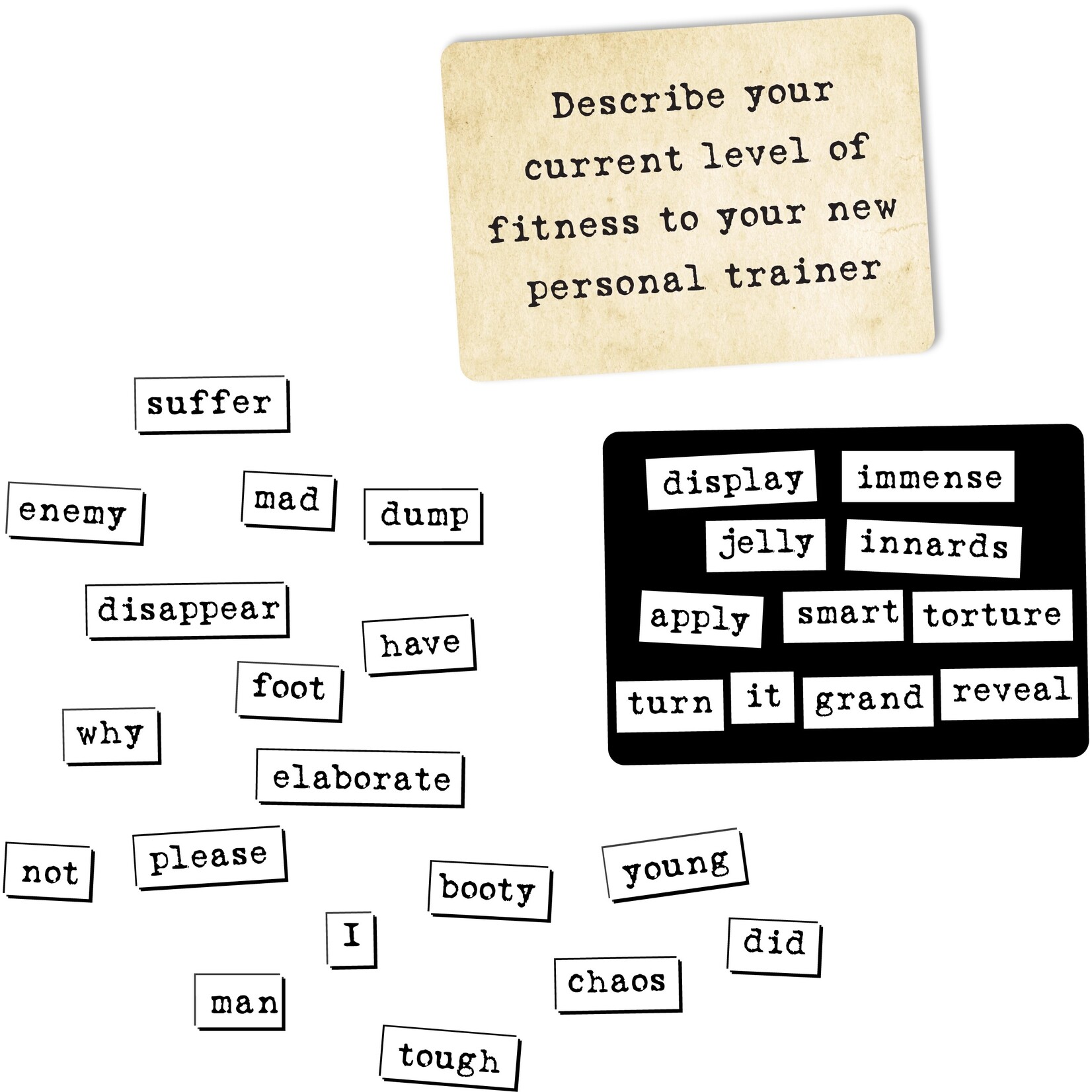 Very Special Games Ransom Notes House Party Edition