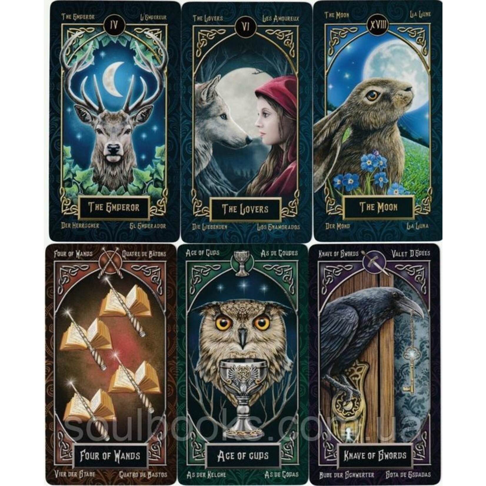 USAOpoly Tarot Cards: Familiars by Lisa Parker