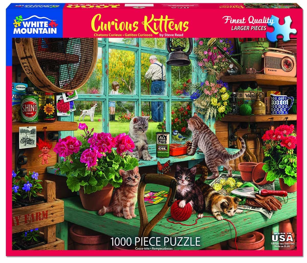 Curious Kittens 1000pc Greenfield Games