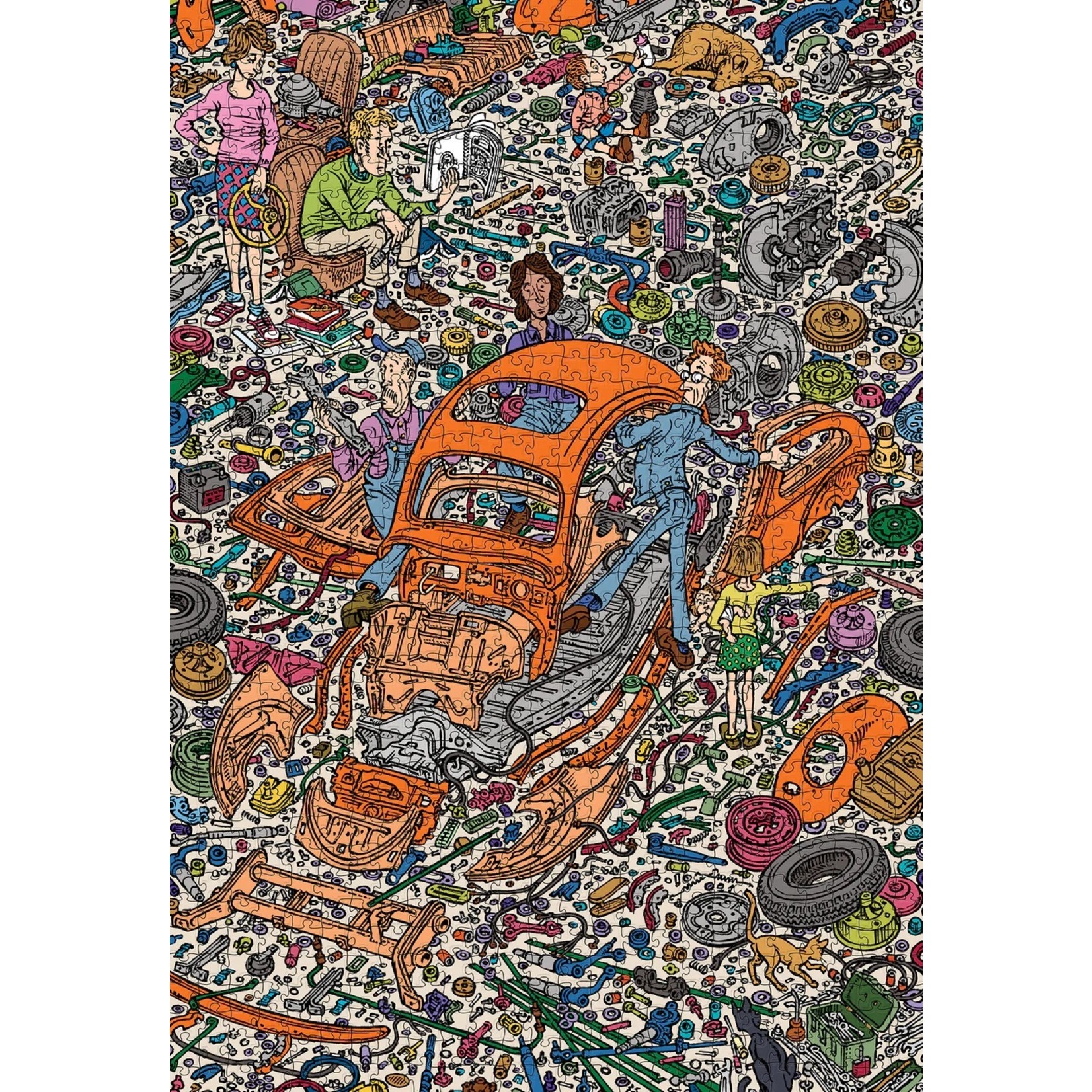 Peter Aschwanden: The Exploded Beetle 1000pc