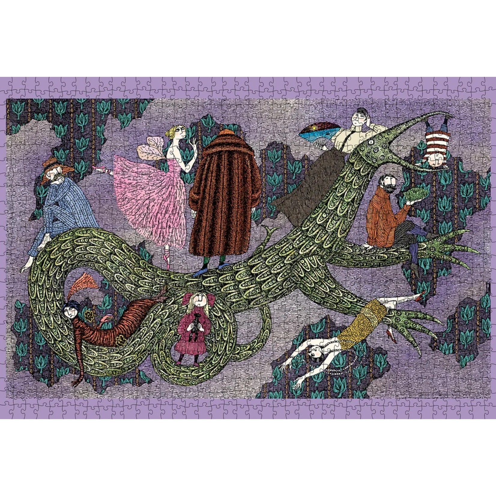 Edward Gorey: Drop Curtain 1000pc