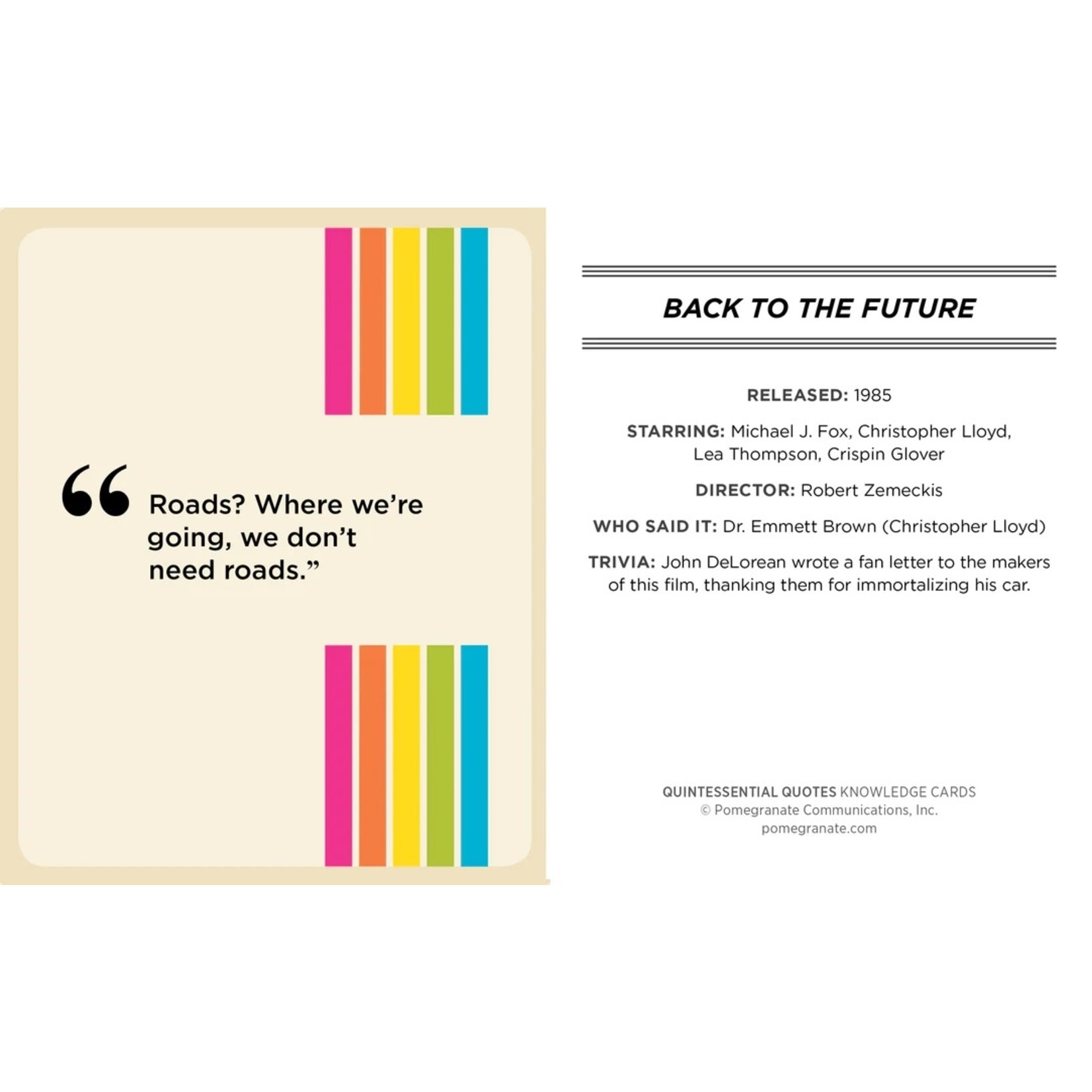 Quintessential Quotes: A Quiz Deck on Movies of the ’80s, ’90s & 2000s