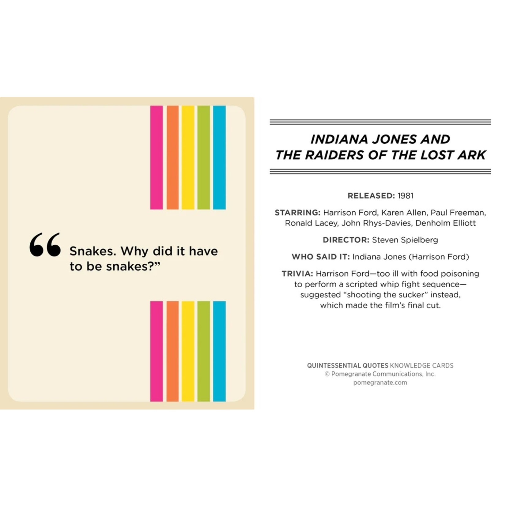 Quintessential Quotes: A Quiz Deck on Movies of the ’80s, ’90s & 2000s