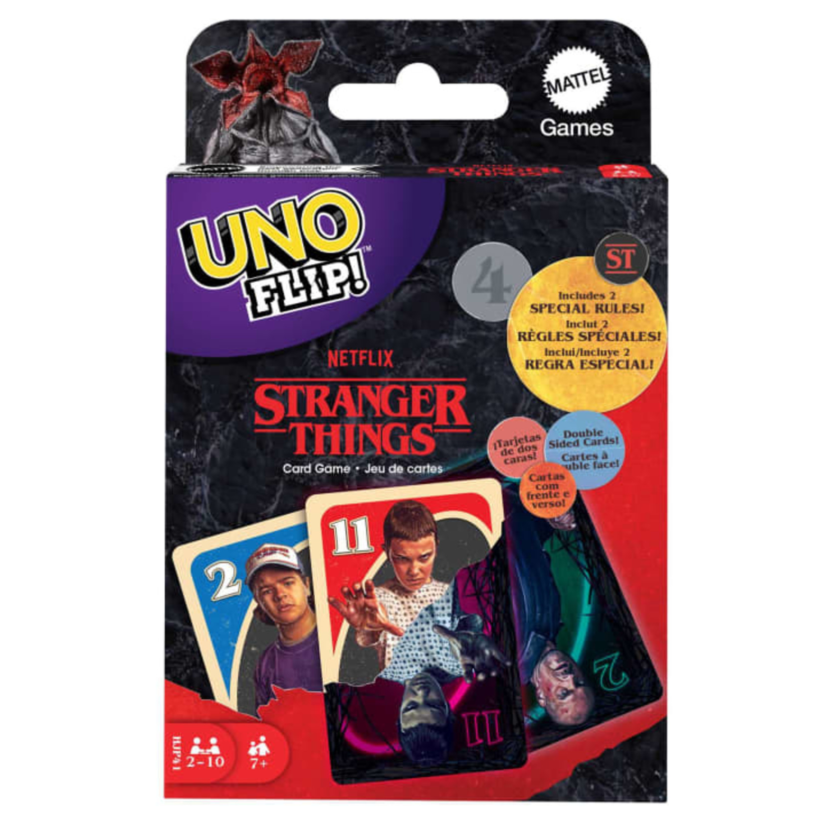 Mattel Games UNO Flip Stranger Things