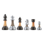 Wood Expressions Bobby Fischer Chess Men, Metal & Acylic 3.5"