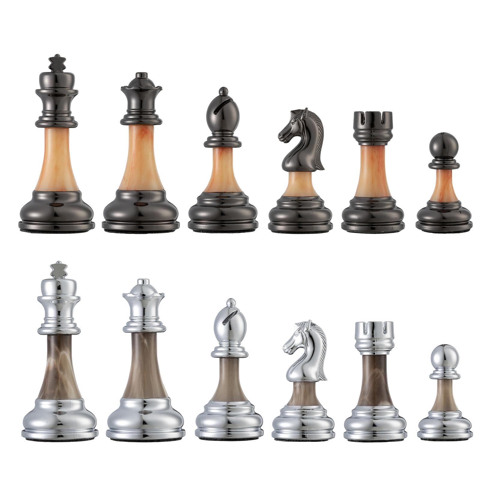 Bobby Fischer Learn to Play Chess - Staunton Style Chess Pieces