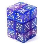 Foam Brain Games +1/+1 Blue & Purple Glitter Counters for Magic - Set of 8