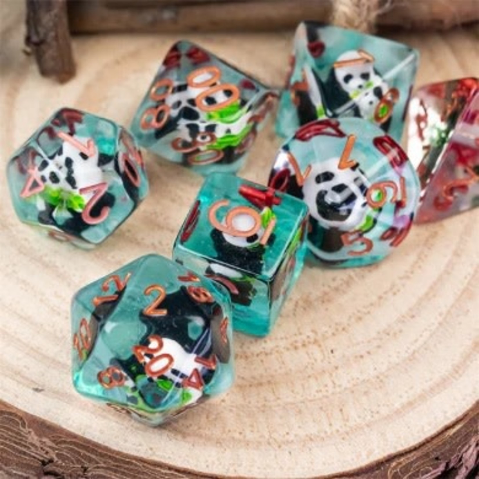 Foam Brain Games Panda in Bamboo 7-Set