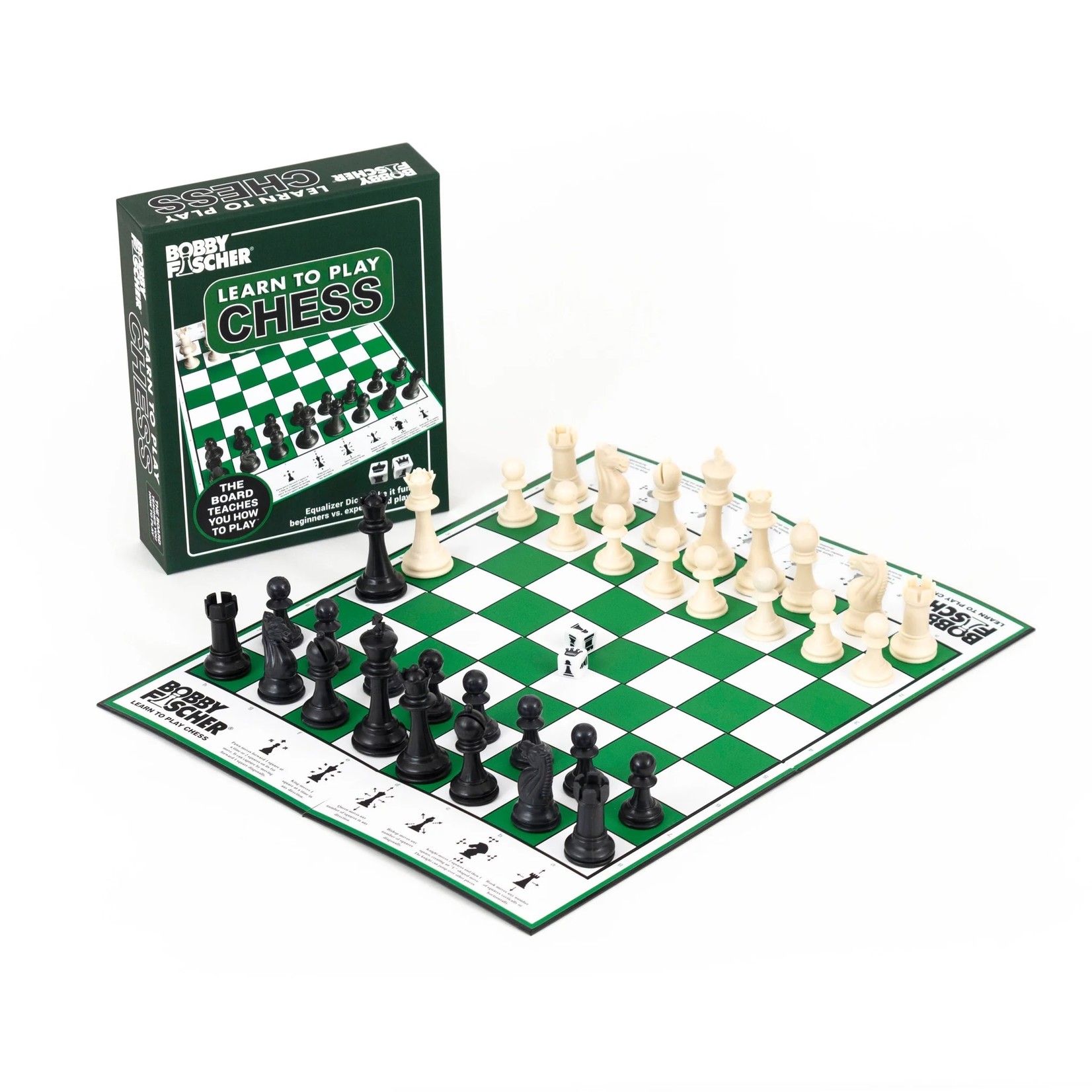  Bobby Fischer® Learn to Play Chess Set Board Game