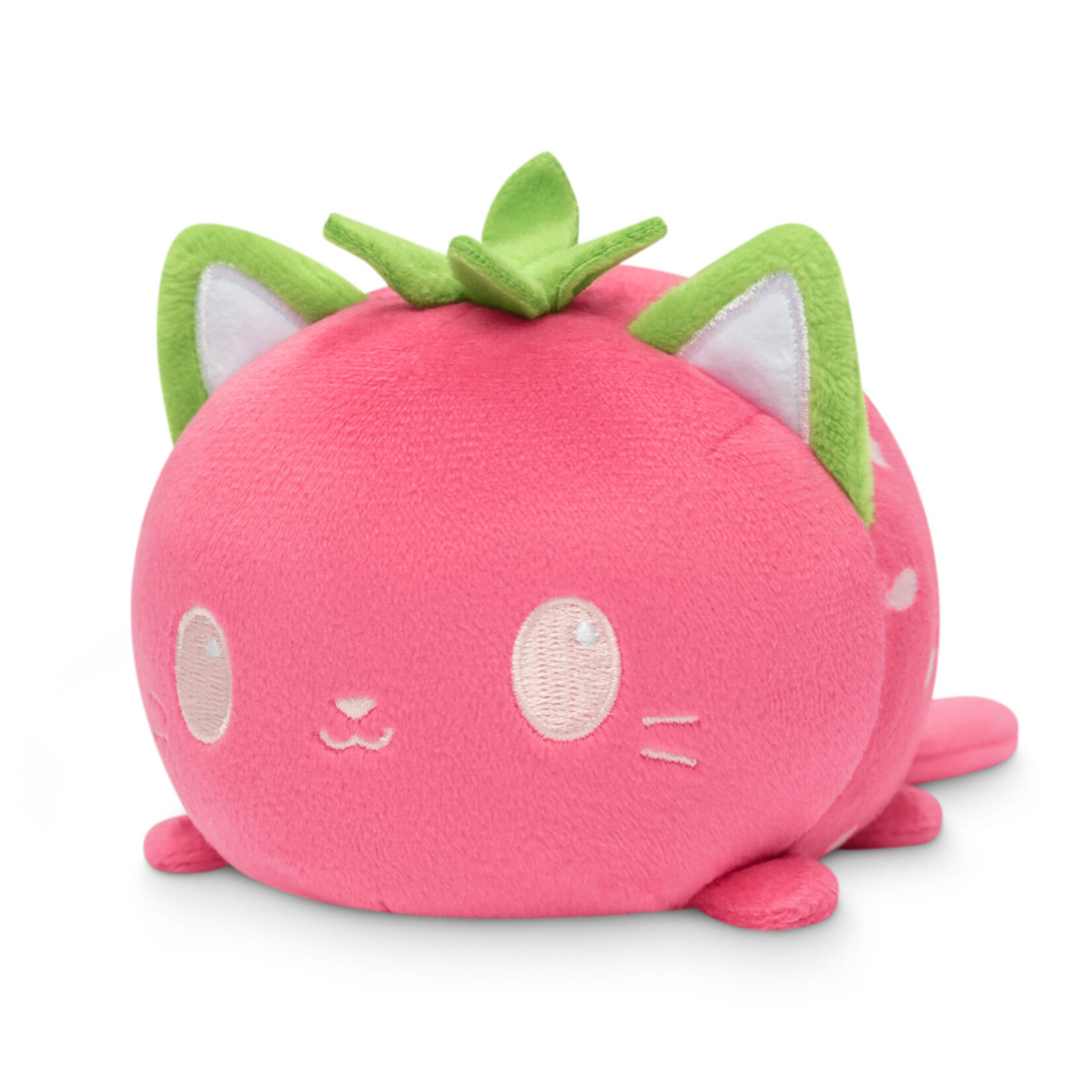 Tee Turtle Plushie Tote: Pink Strawberry Cat
