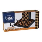 Travel 8" Wood Magnetic Chess Set Stained