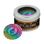 Fanroll by Metallic Dice Games Metal D20 Spinner: Torched Rainbow