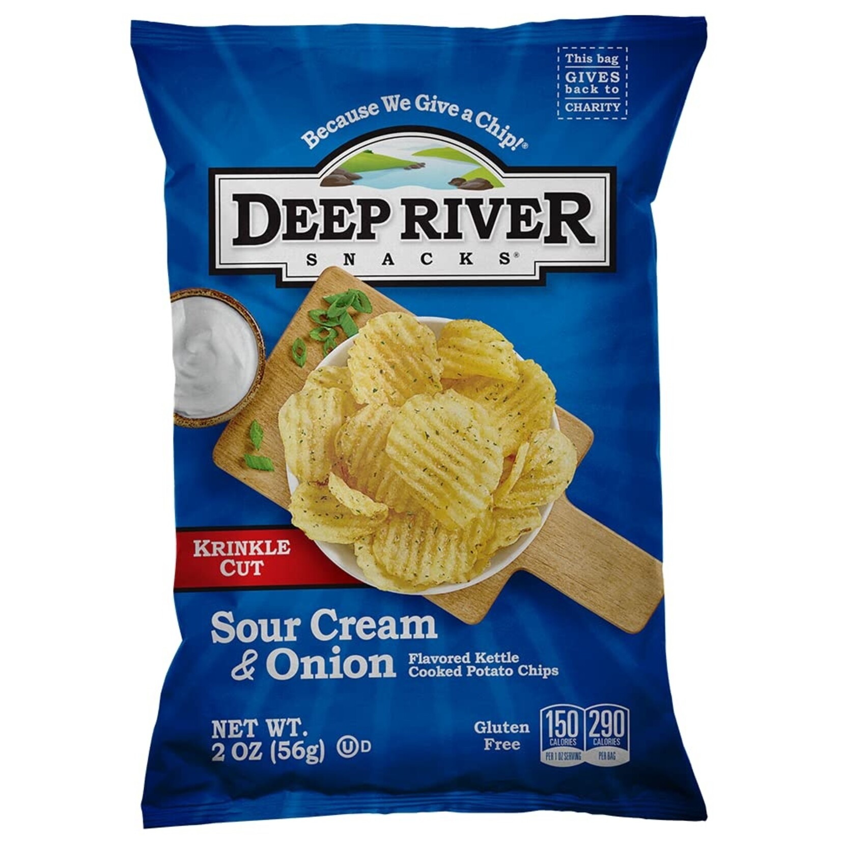 Deep River Snacks Deep River: Sour Cream & Onion 2oz