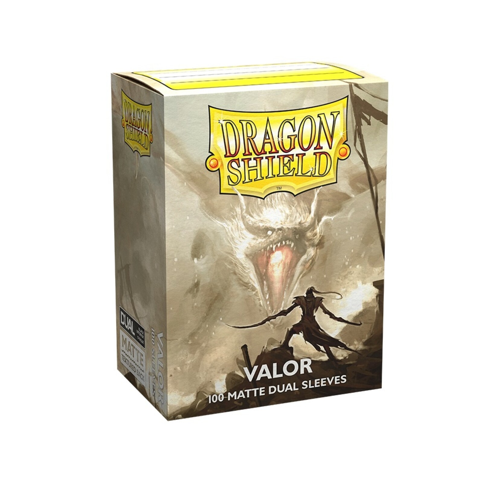 ARCANE TINMEN Dragon Shield: (100) Matte Dual - Valor