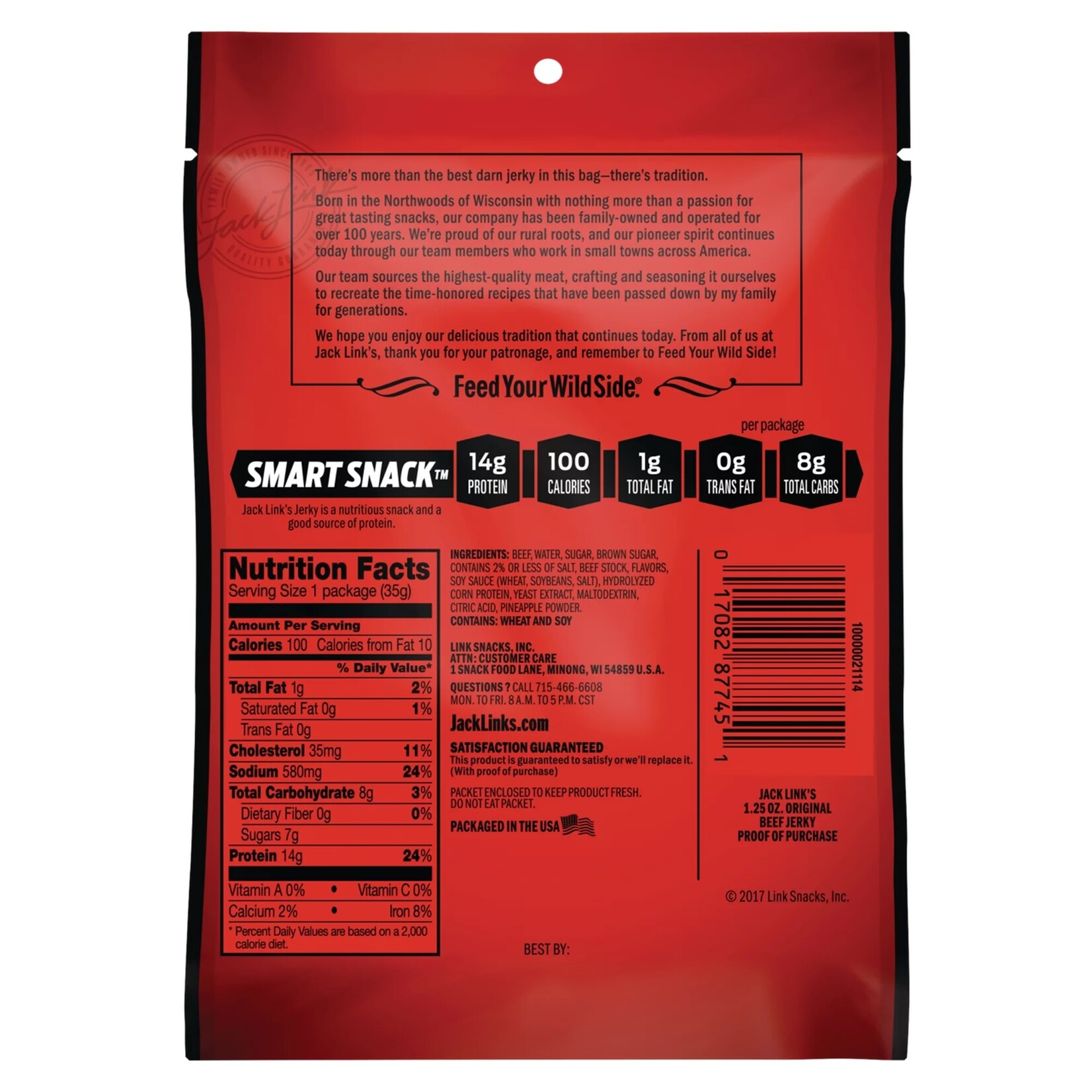 Jack Links Beef Jerky 1.25oz (3 types)