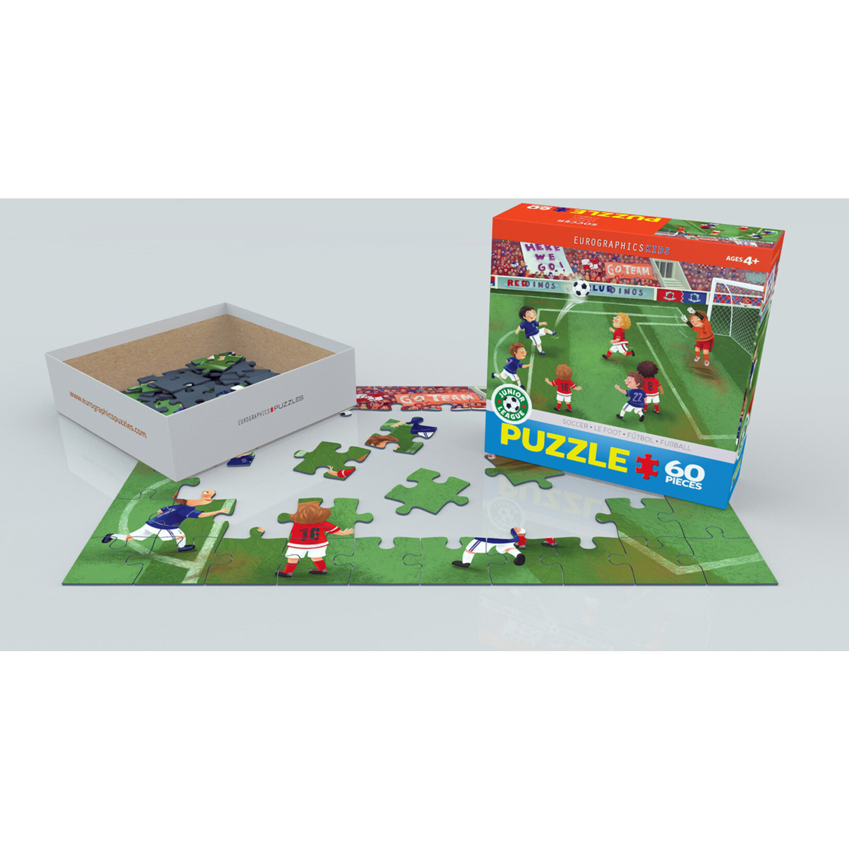 EuroGraphics Puzzles Junior League Soccer 60pc