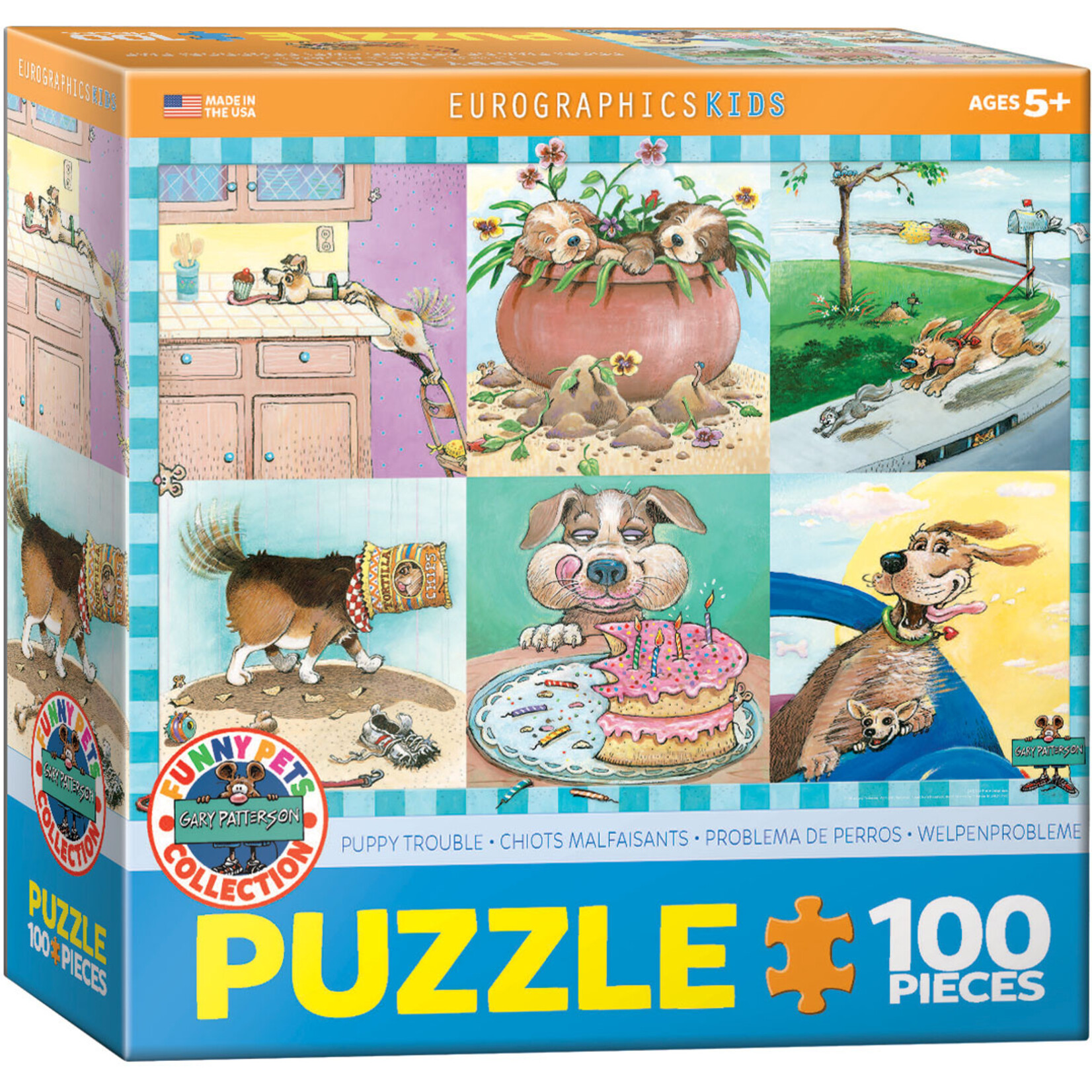 EuroGraphics Puzzles Puppy Trouble 100pc