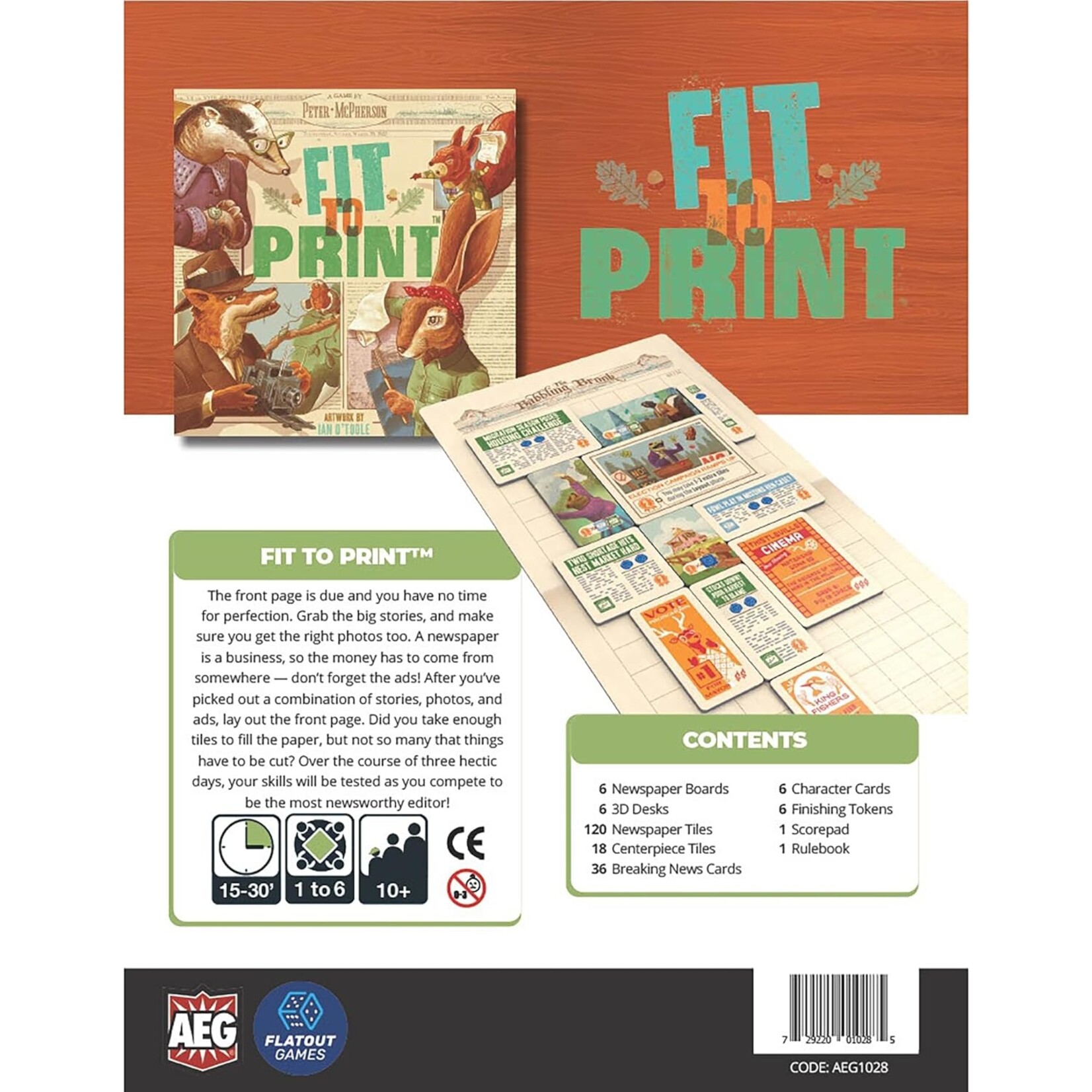 Alderac Entertainment Group (AEG) Fit to Print