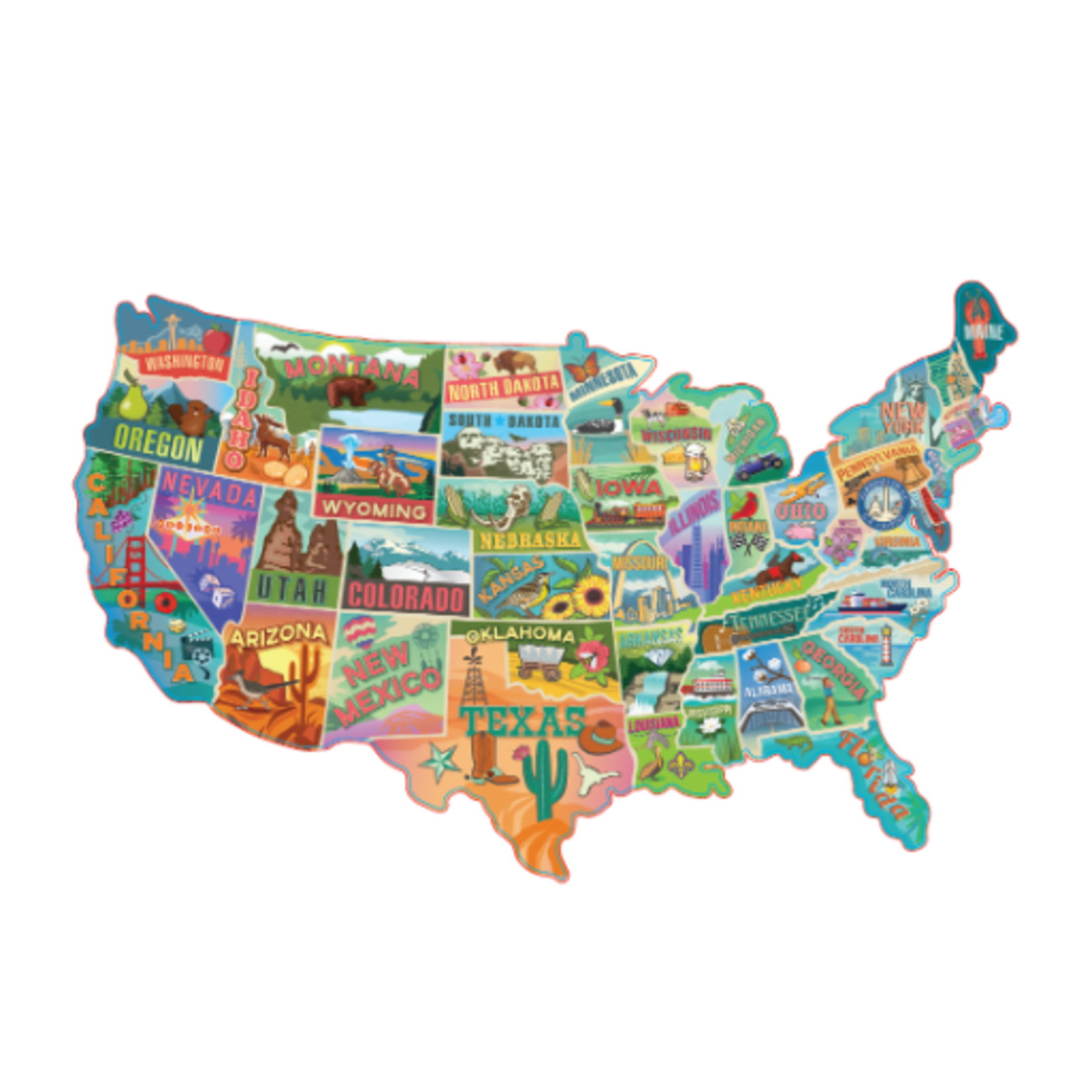 Wood Expressions American Road Trip 1000pc