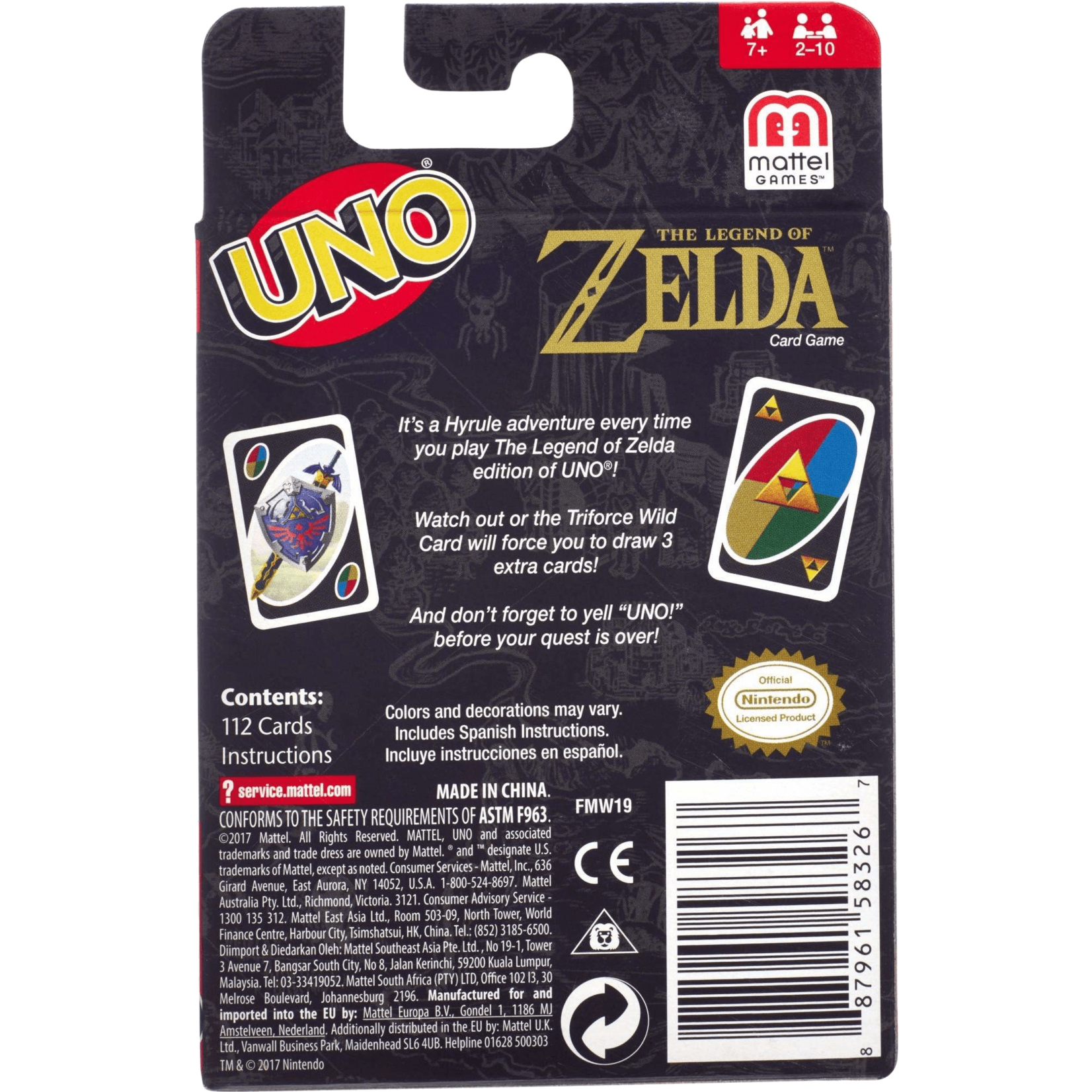 Mattel Games UNO: The Legend of Zelda