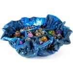 Fanroll by Metallic Dice Games Galaxy: Velvet Compartment Dice Bag with Pockets
