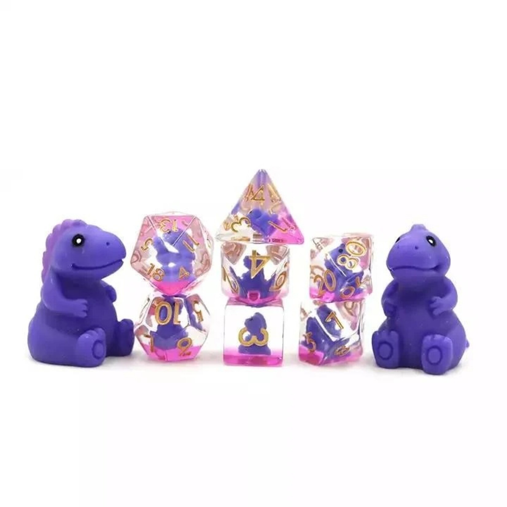 Foam Brain Games Purple T-Rex 7-Set