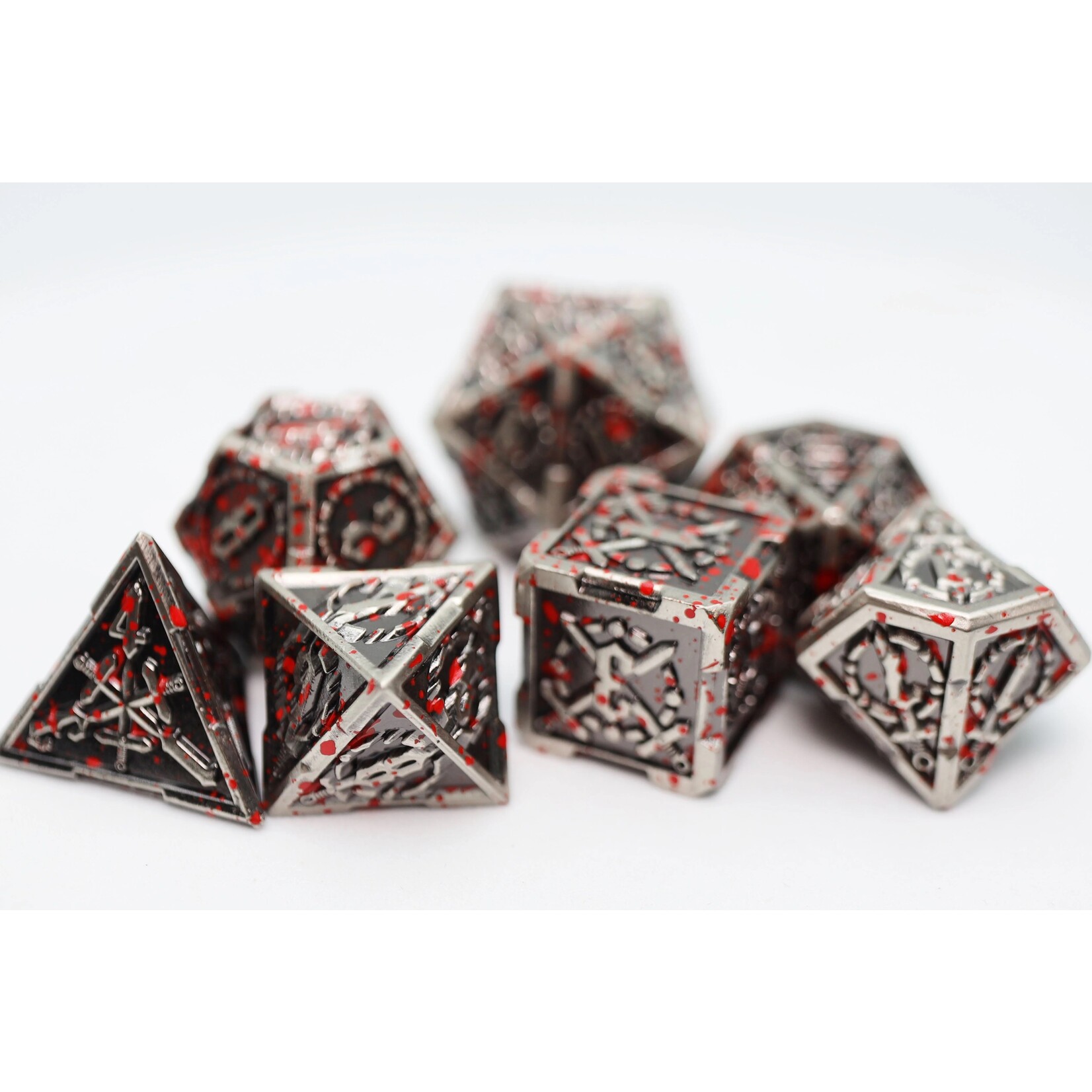 Foam Brain Games Crossed Swords: Vampiric Sword - Metal 7-Set w/custom tin